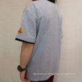 Customized Gray ESD Polo Shirt S/M/L/XL